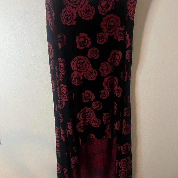 Killstar Pandoras Box maxi skirt size small floral goth whimsigoth romantic - Picture 3 of 5